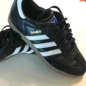 Adidas Samba Leather Sneaker Black Size 7